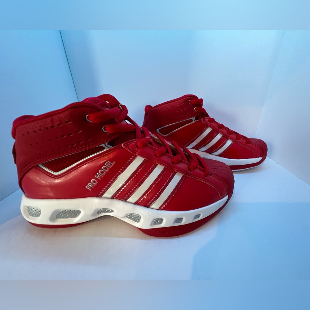 RARE! Adidas Pro Model 2G Mens Sneakers Red Scarlet Basketball Shoes size 8.5